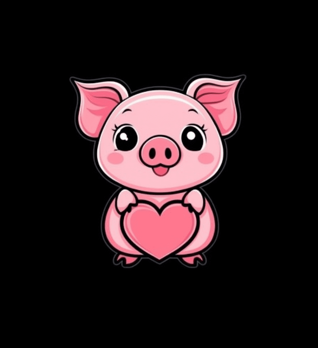Piglet Tribe original repeating artwork