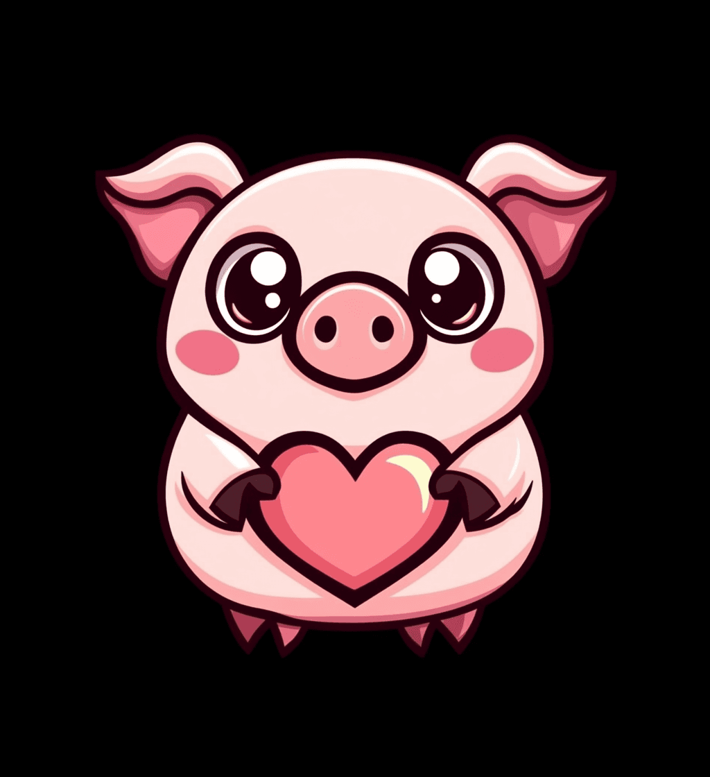 Piglet Crew original repeating artwork