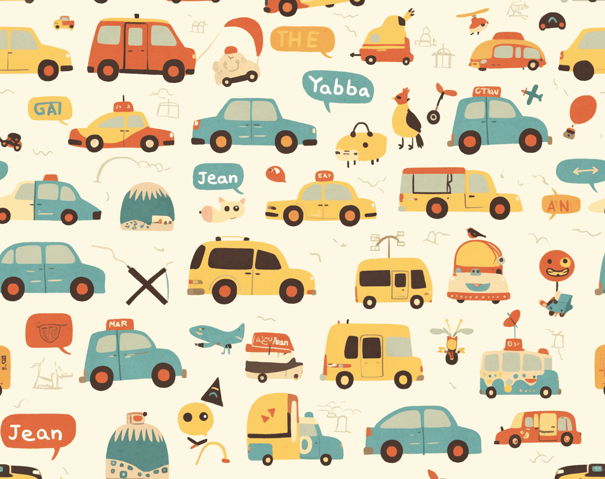 Car 810 original repeating artwork