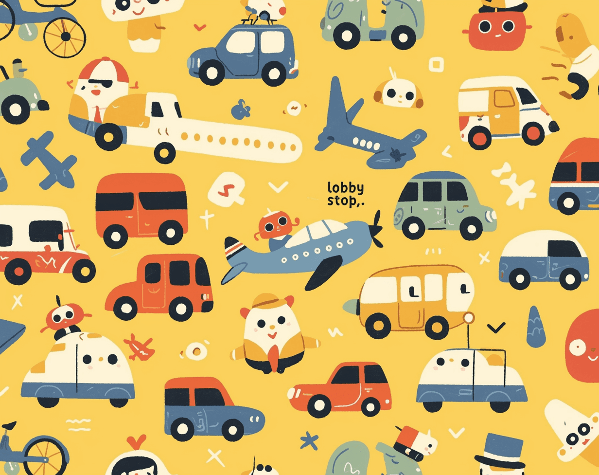Car 353 original repeating artwork