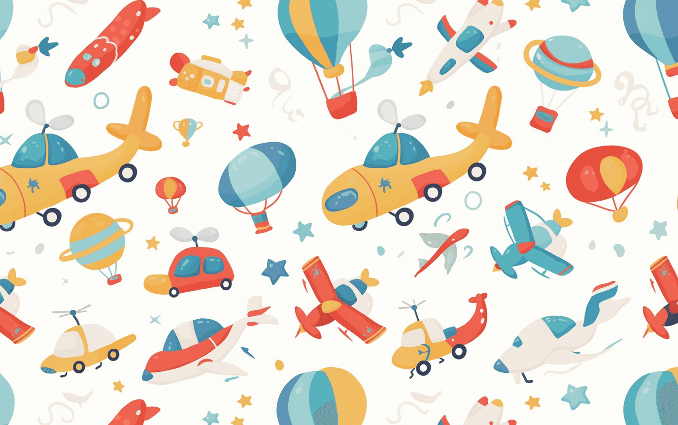 Airplane 329 original repeating artwork