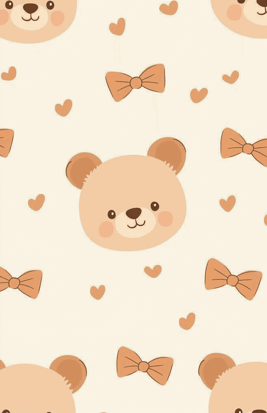 Bear Ivory original repeating artwork