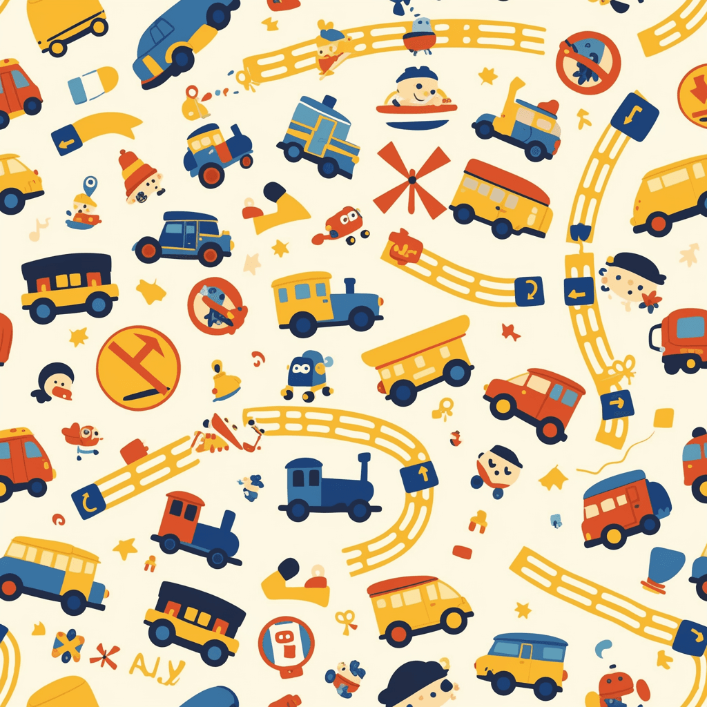 Car 397 original repeating artwork