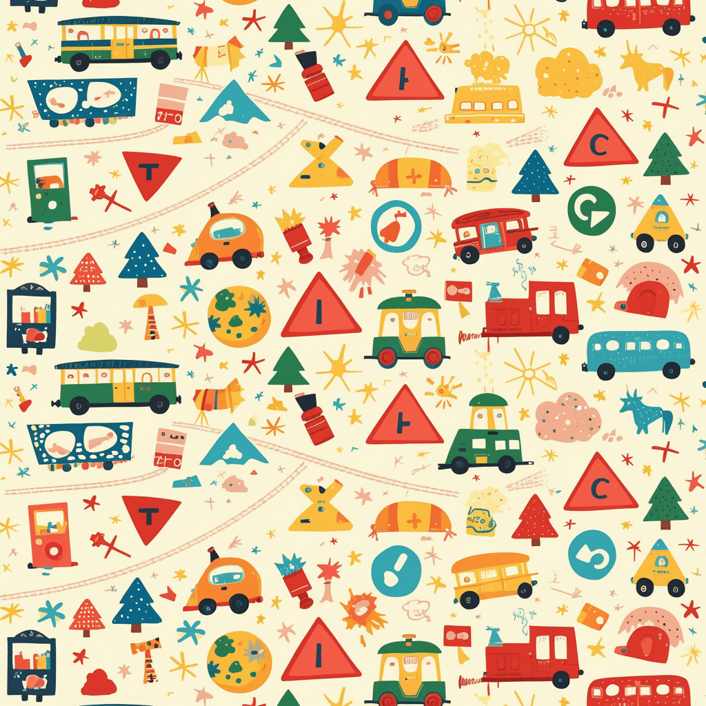 Car 352 original repeating artwork