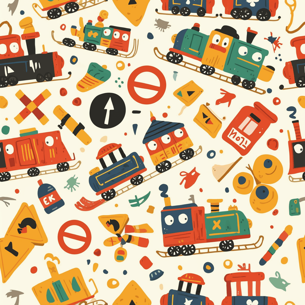 Car 678 original repeating artwork