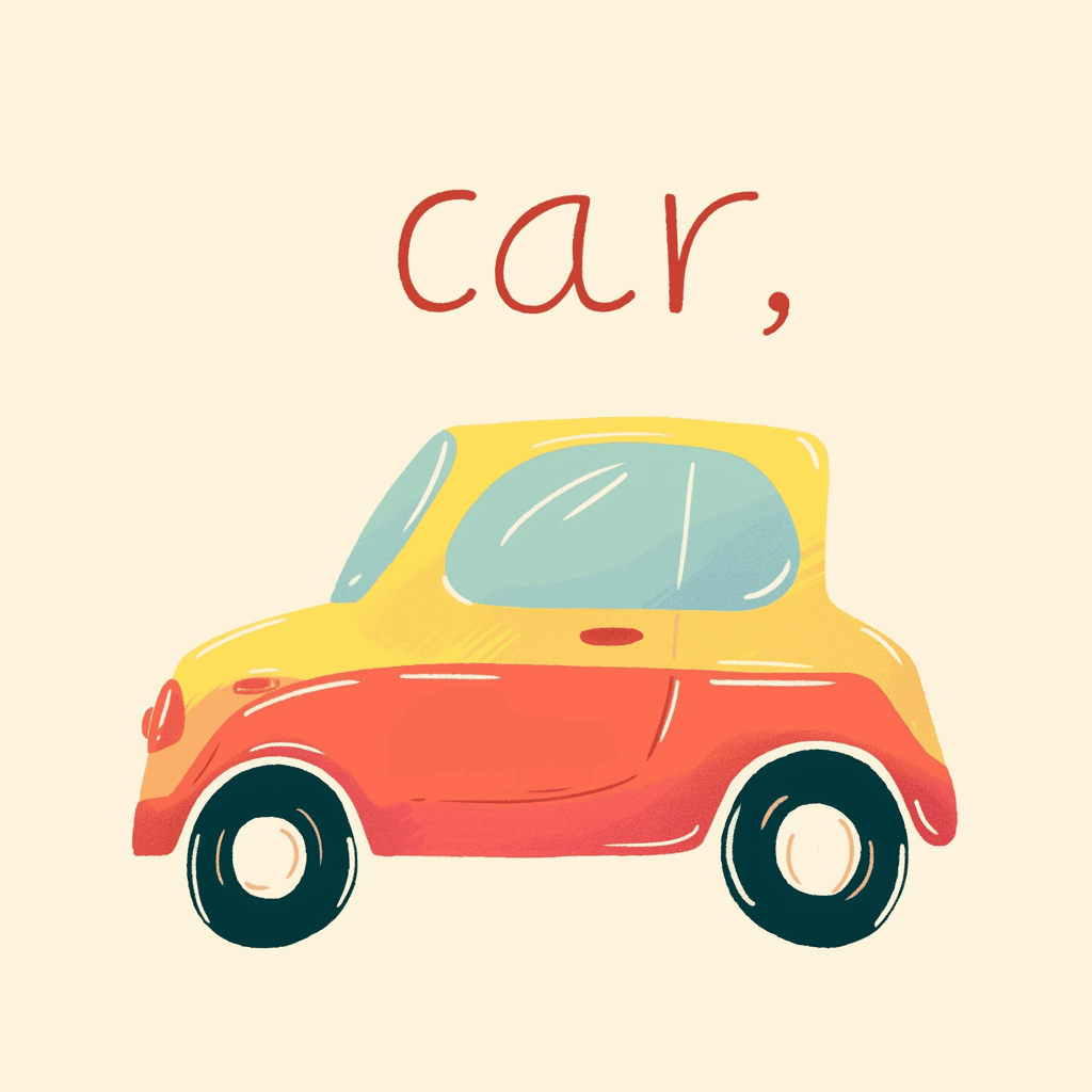 Car Gleam original repeating artwork