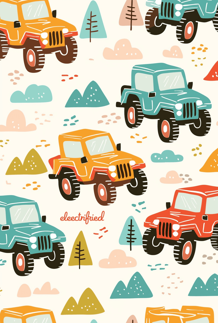 Car 669 original repeating artwork