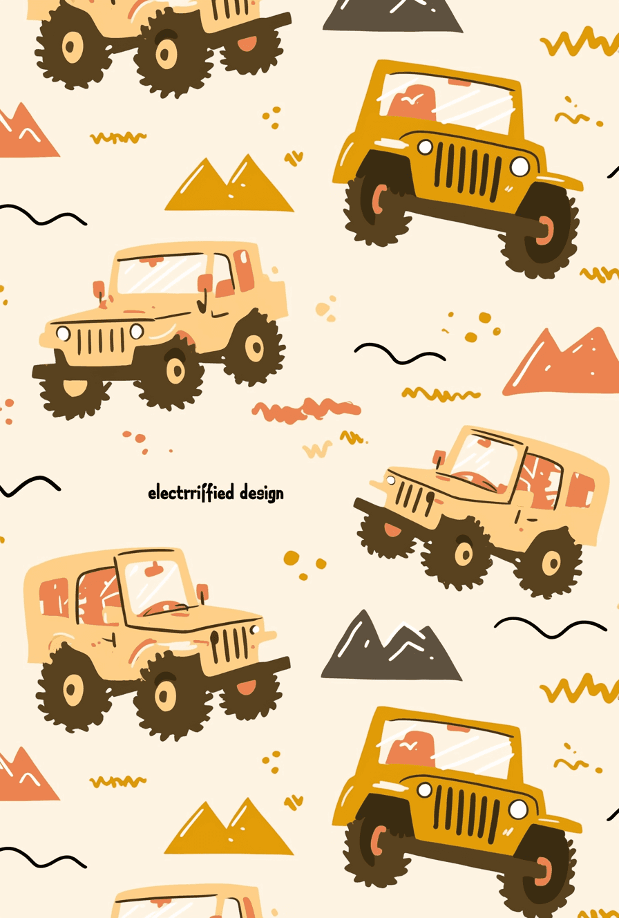 Car 627 original repeating artwork