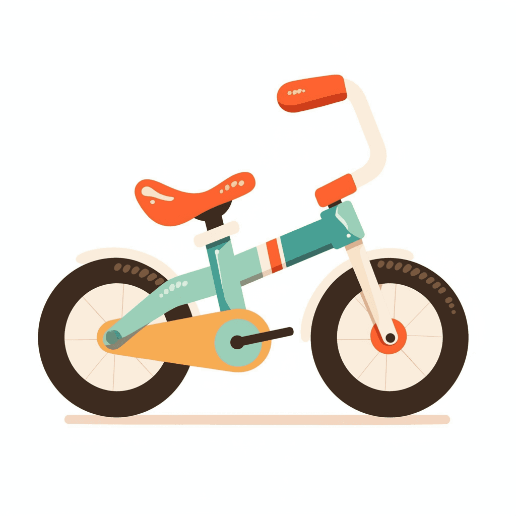 Bicycle Bop original repeating artwork
