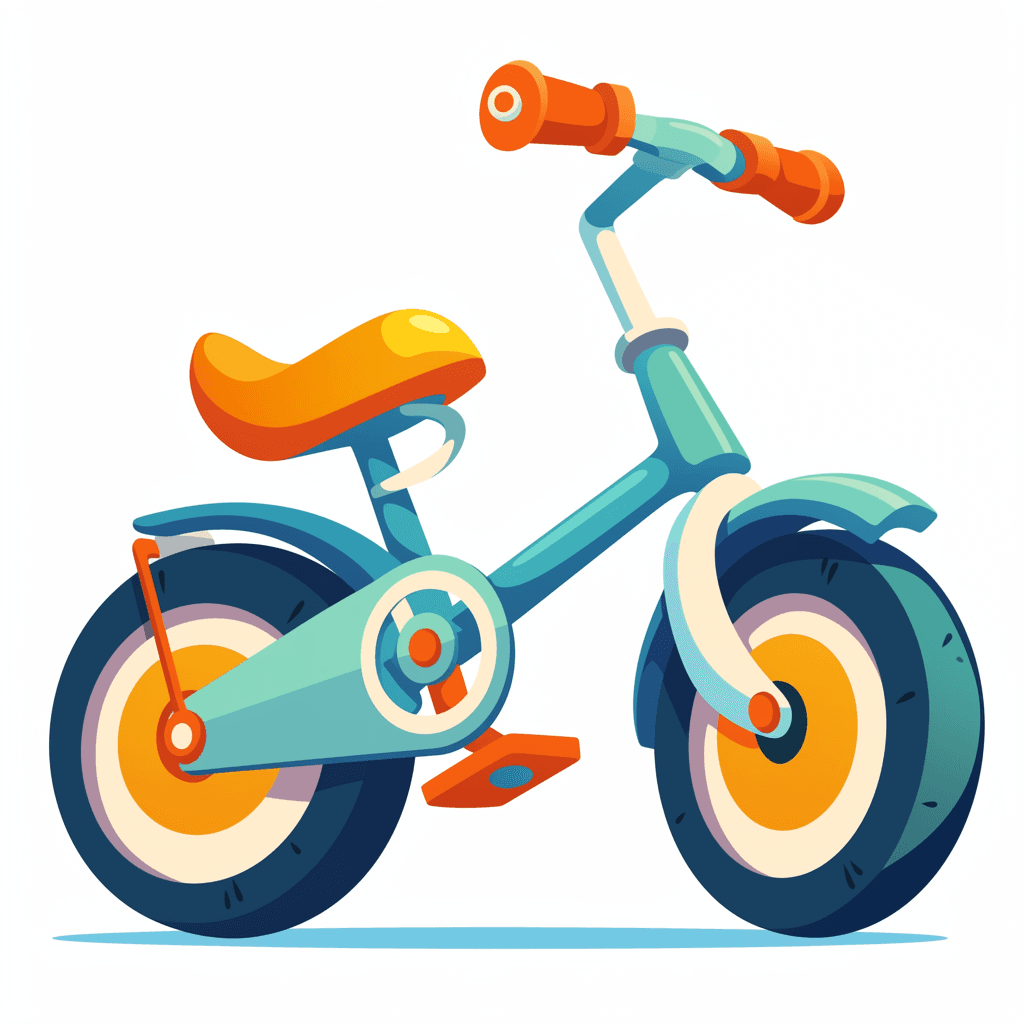 Bicycle Loop original repeating artwork
