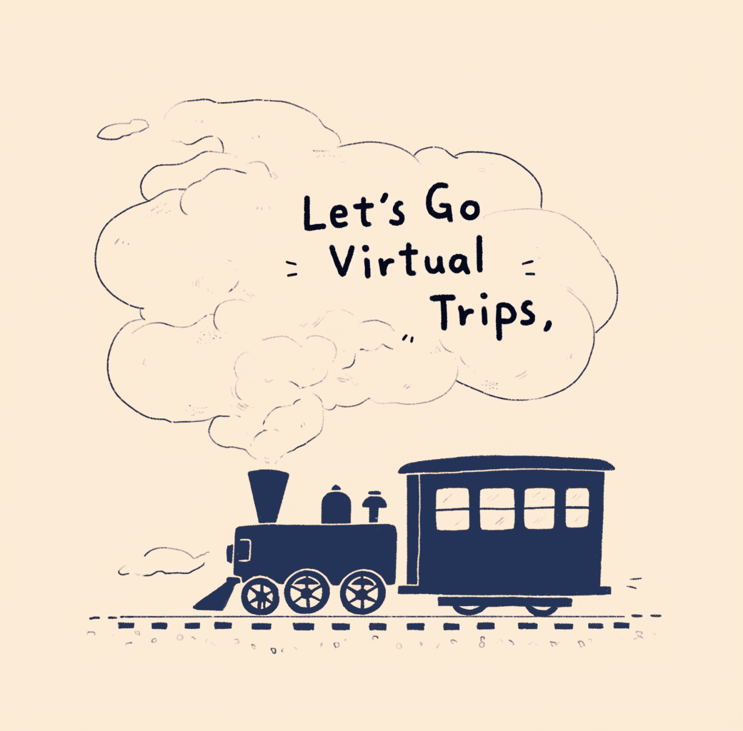 Train Kick original repeating artwork