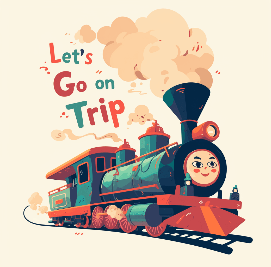 Train Jam original repeating artwork
