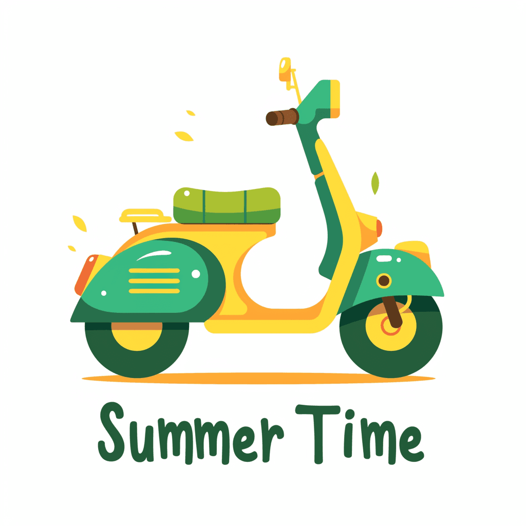 Scooter Gleam original repeating artwork