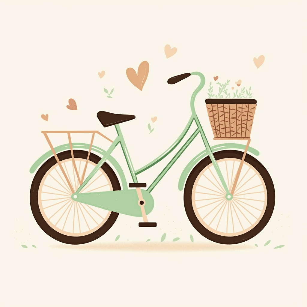 Bicycle Fair original repeating artwork