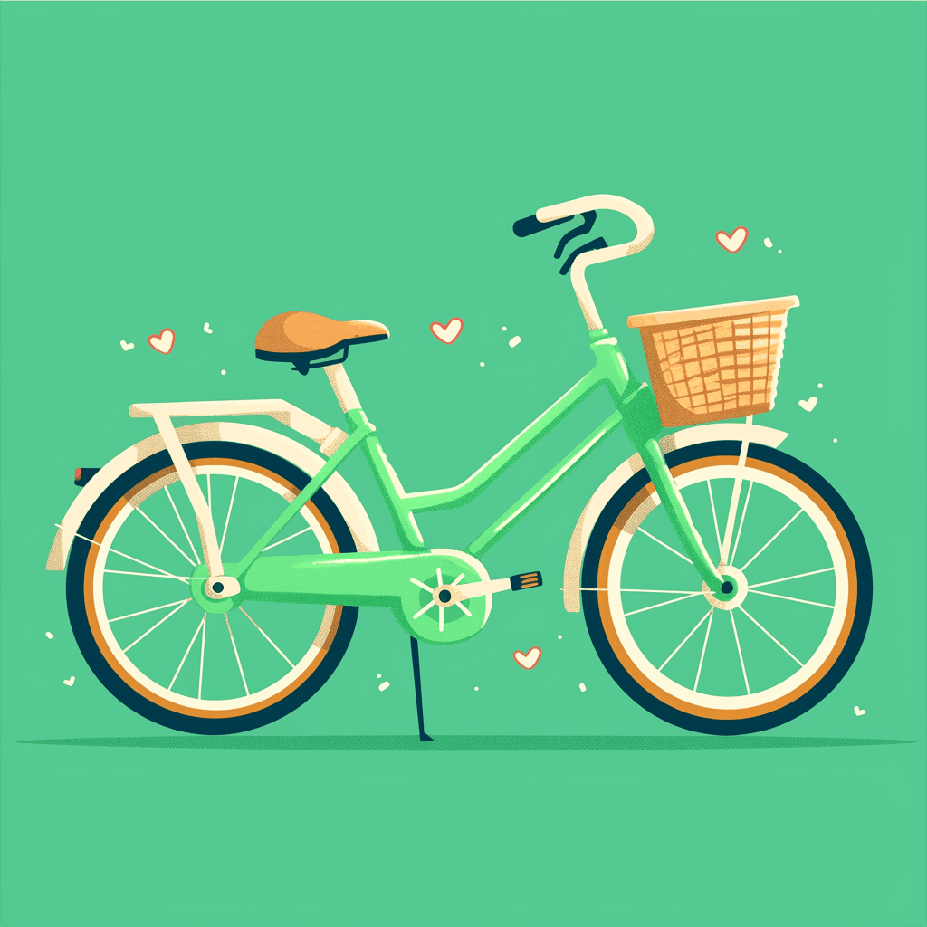 Bicycle Tune original repeating artwork