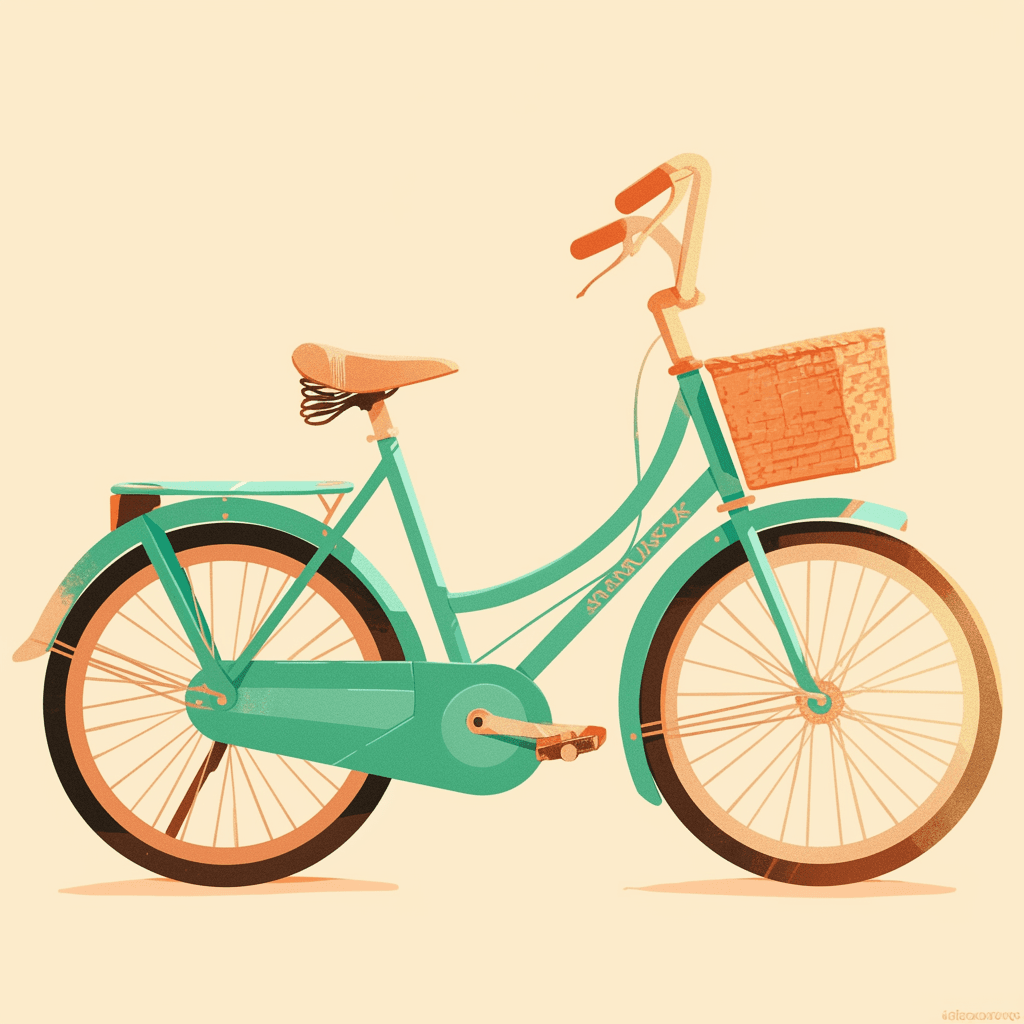 Bicycle 008 original repeating artwork