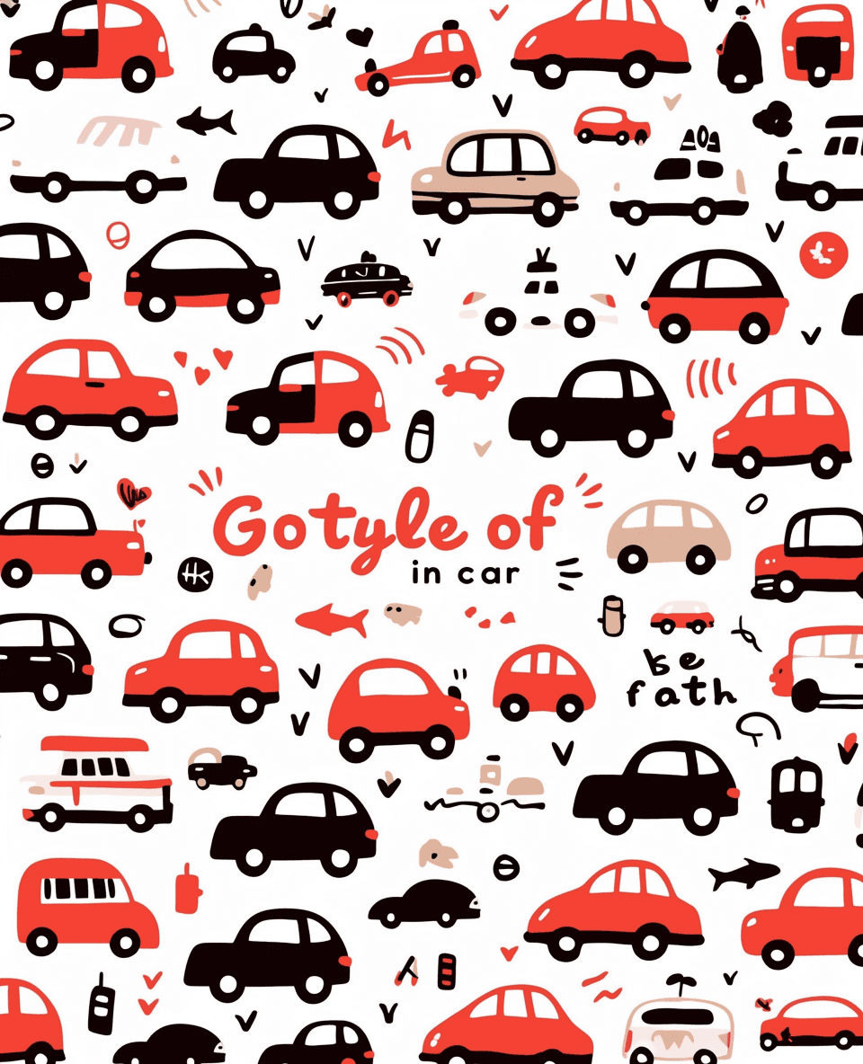 Car 421 original repeating artwork