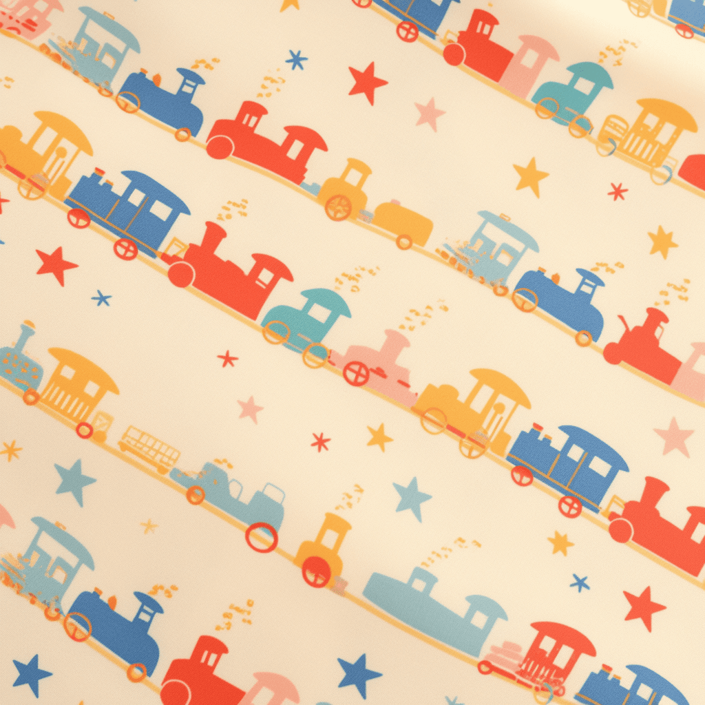 Train Flip original repeating artwork