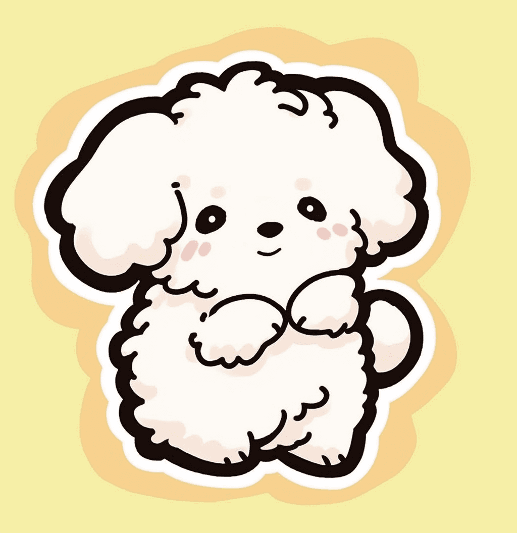 Puppy West original repeating artwork