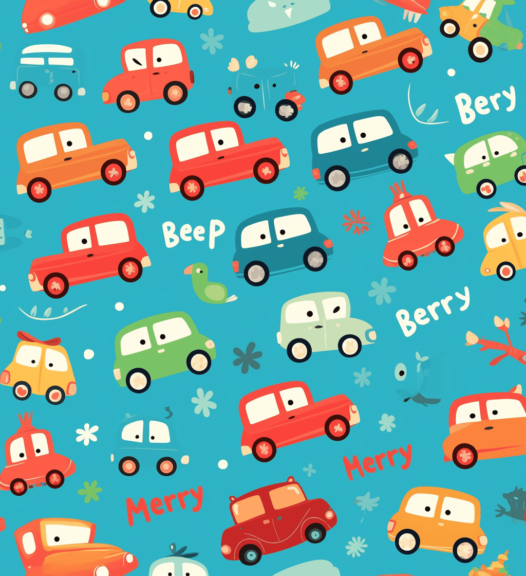 Car 506 original repeating artwork