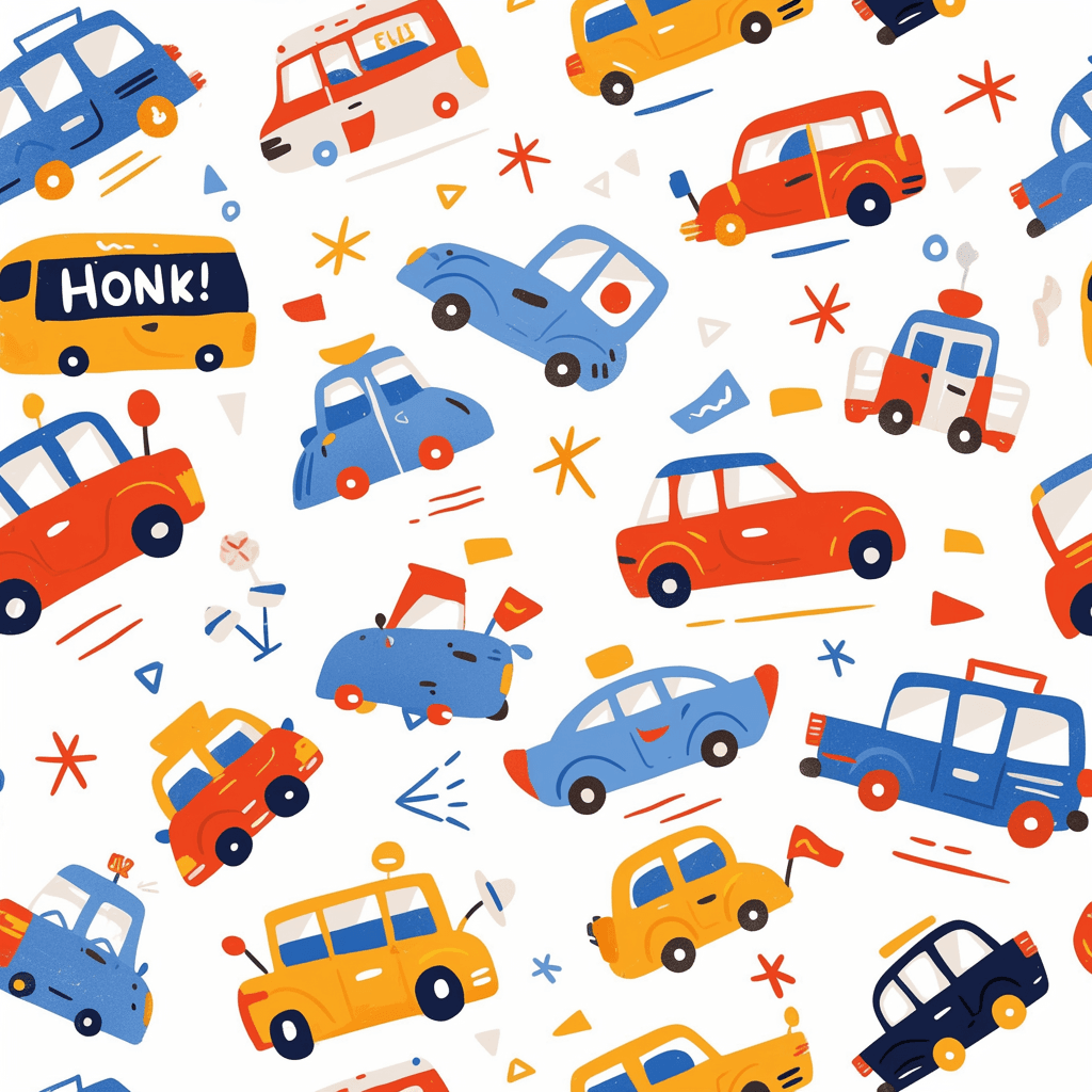 Car 226 original repeating artwork