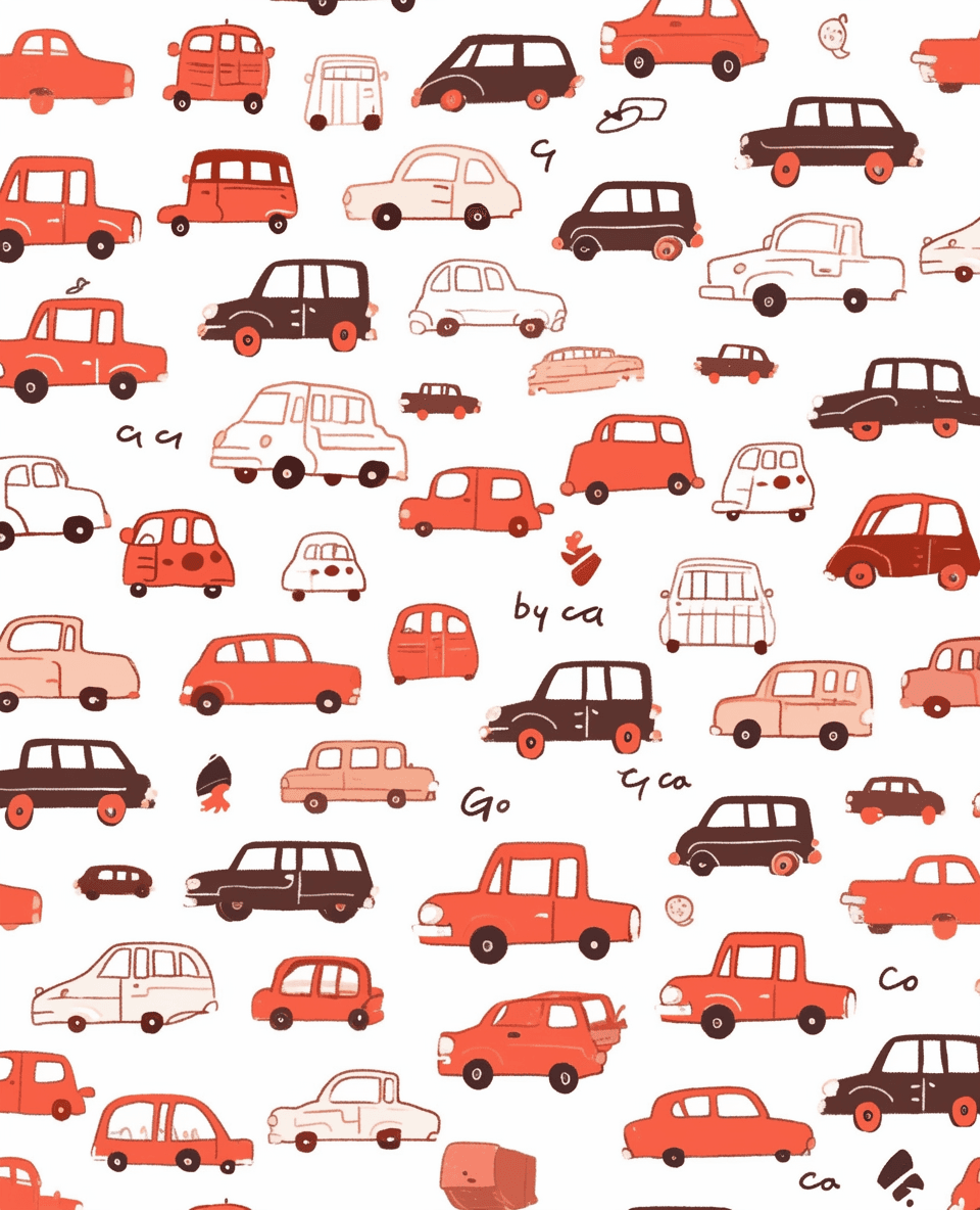 Car 106 original repeating artwork