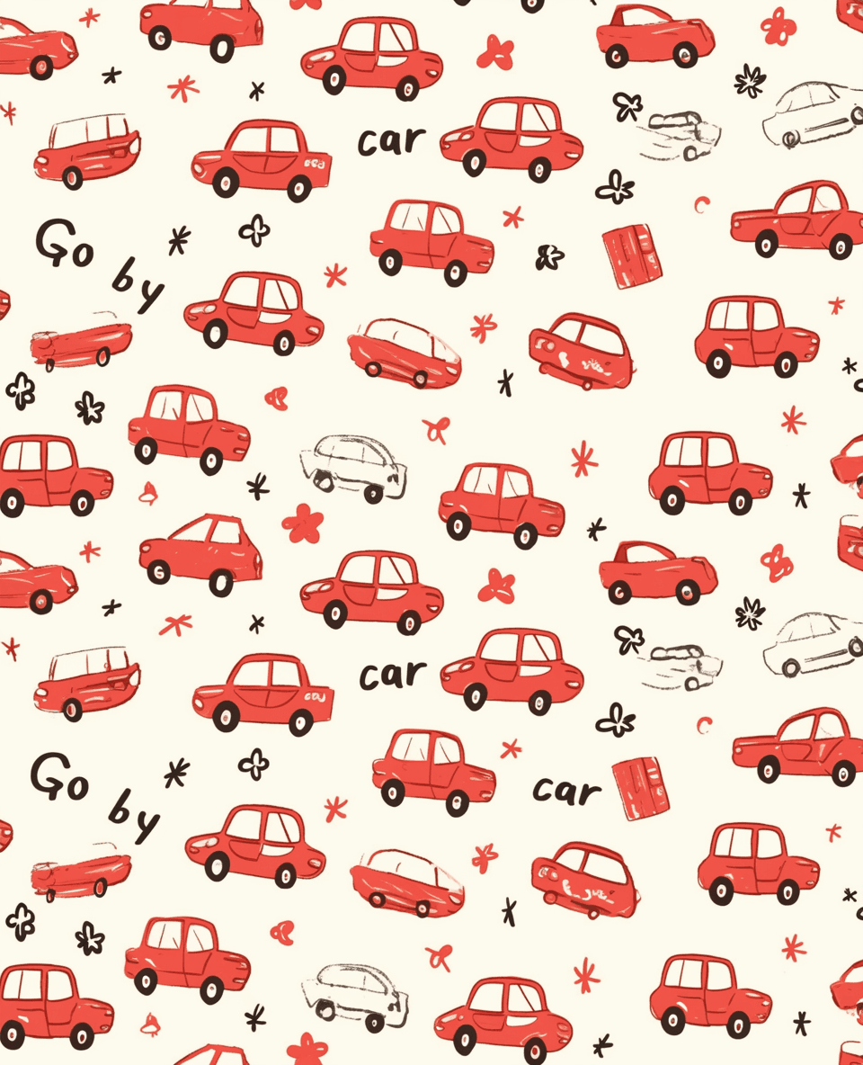 Car 231 original repeating artwork