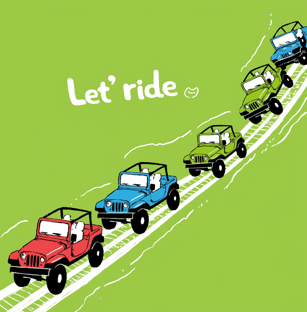 Jeep 002 original repeating artwork