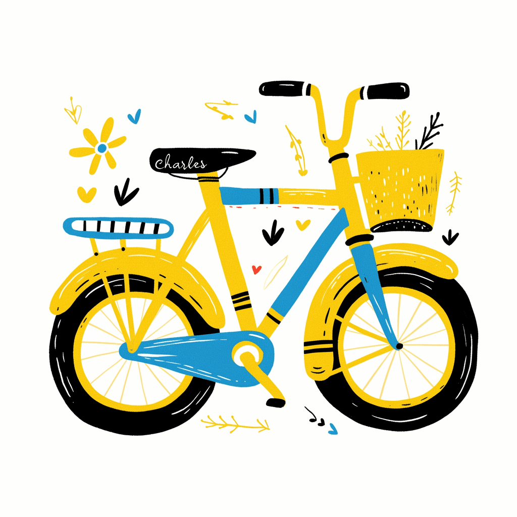 Bicycle Echo original repeating artwork