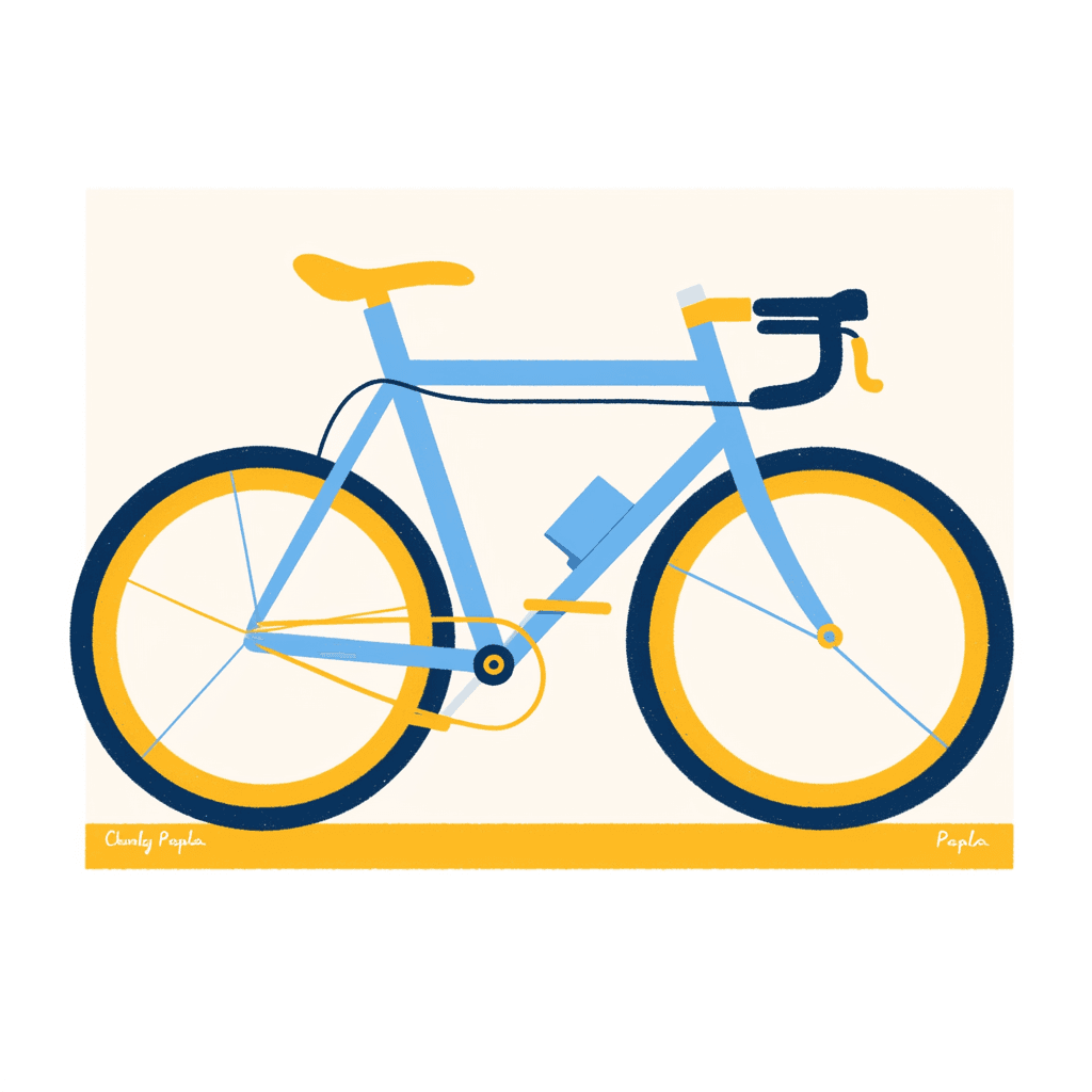 Bicycle 011 original repeating artwork