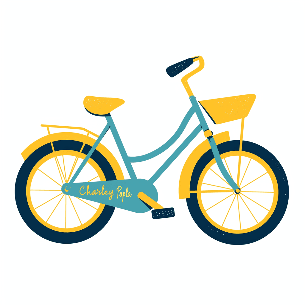 Bicycle Groove original repeating artwork