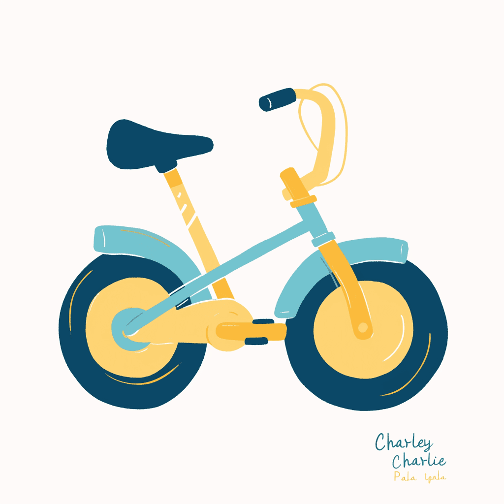 Bicycle Gang original repeating artwork
