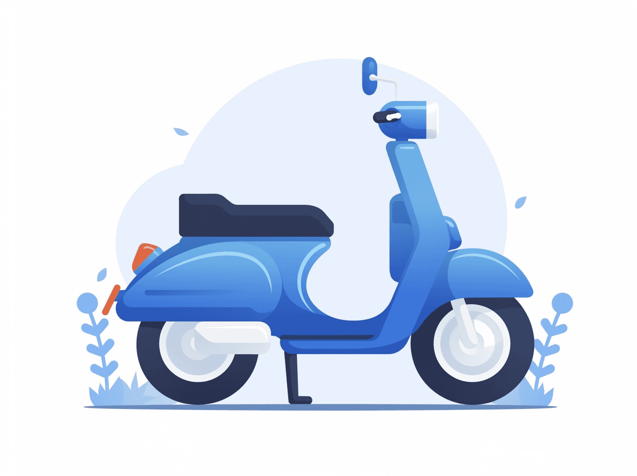 Scooter 004 original repeating artwork