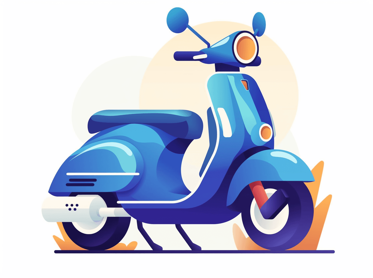 Scooter Club original repeating artwork