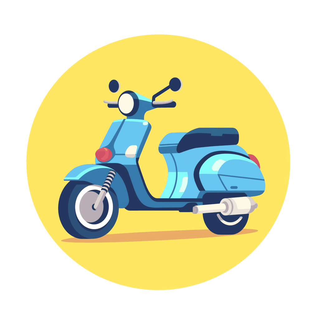 Scooter Pals original repeating artwork