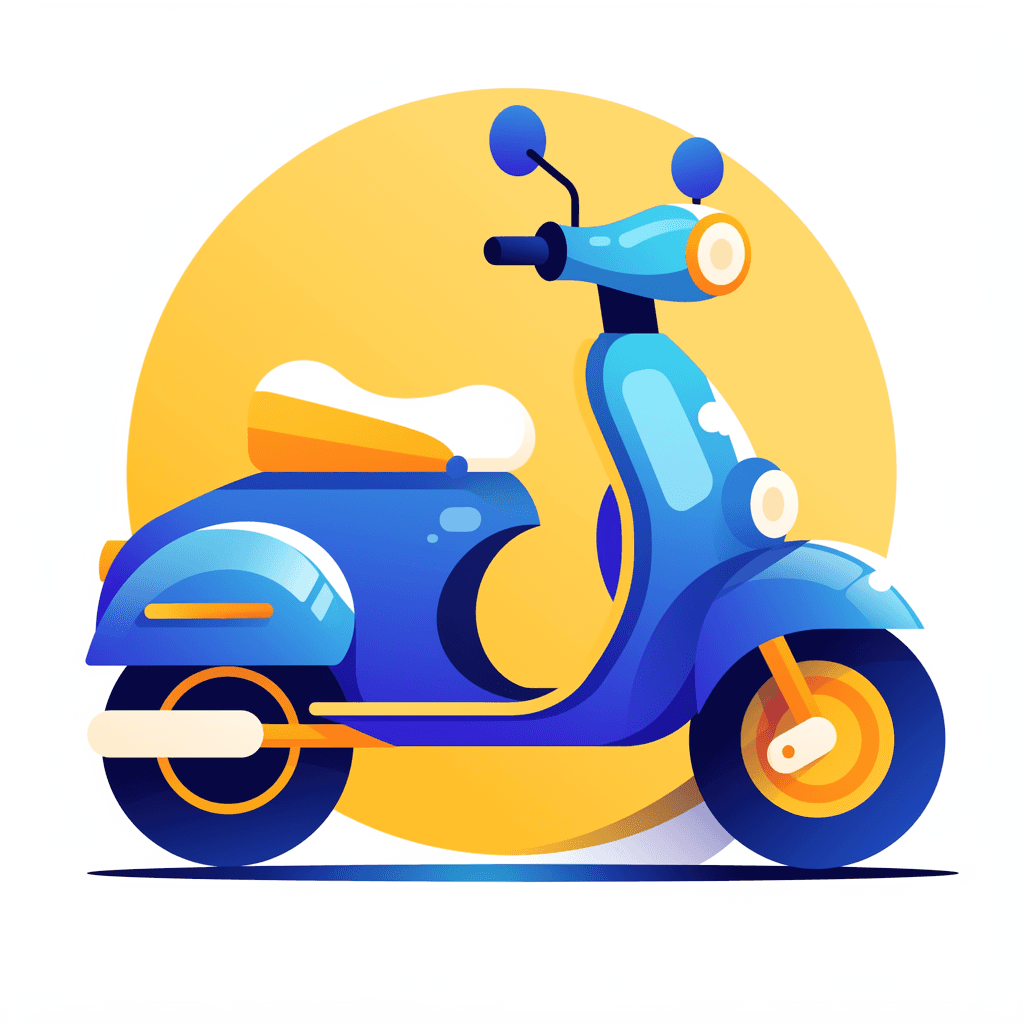 Scooter 003 original repeating artwork
