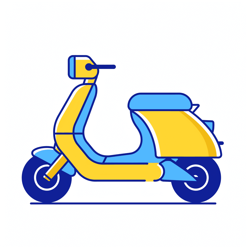 Scooter 002 original repeating artwork