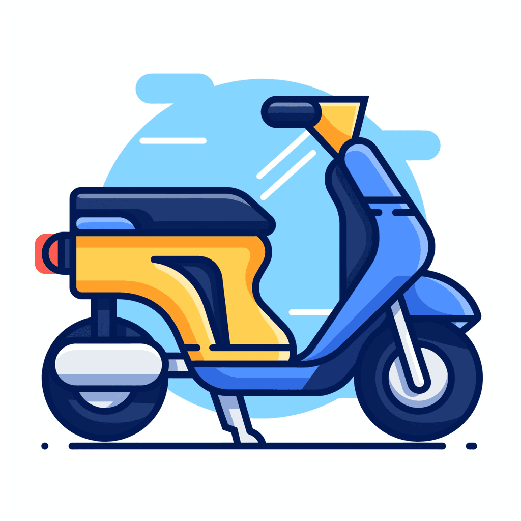 Scooter Groove original repeating artwork