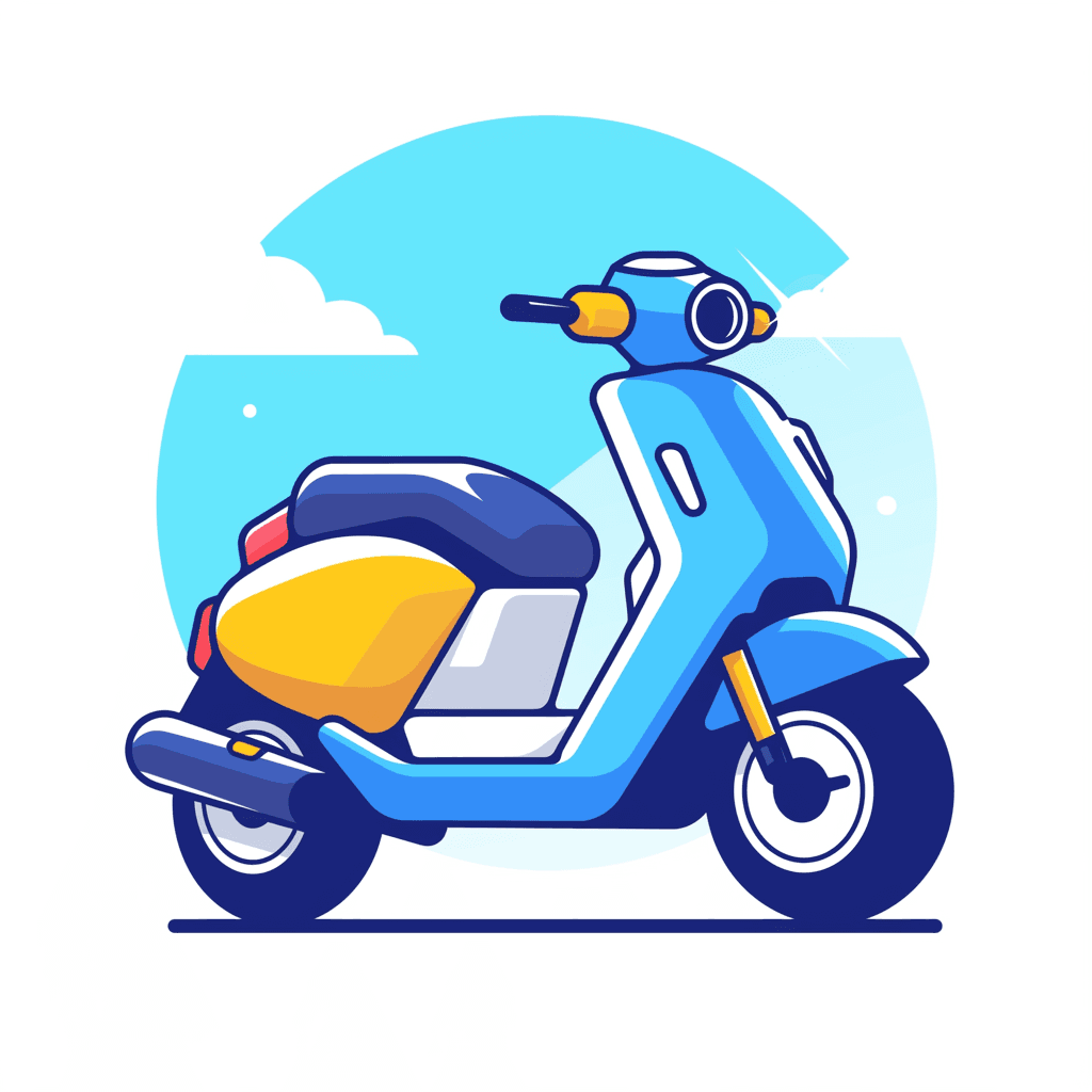 Scooter 013 original repeating artwork