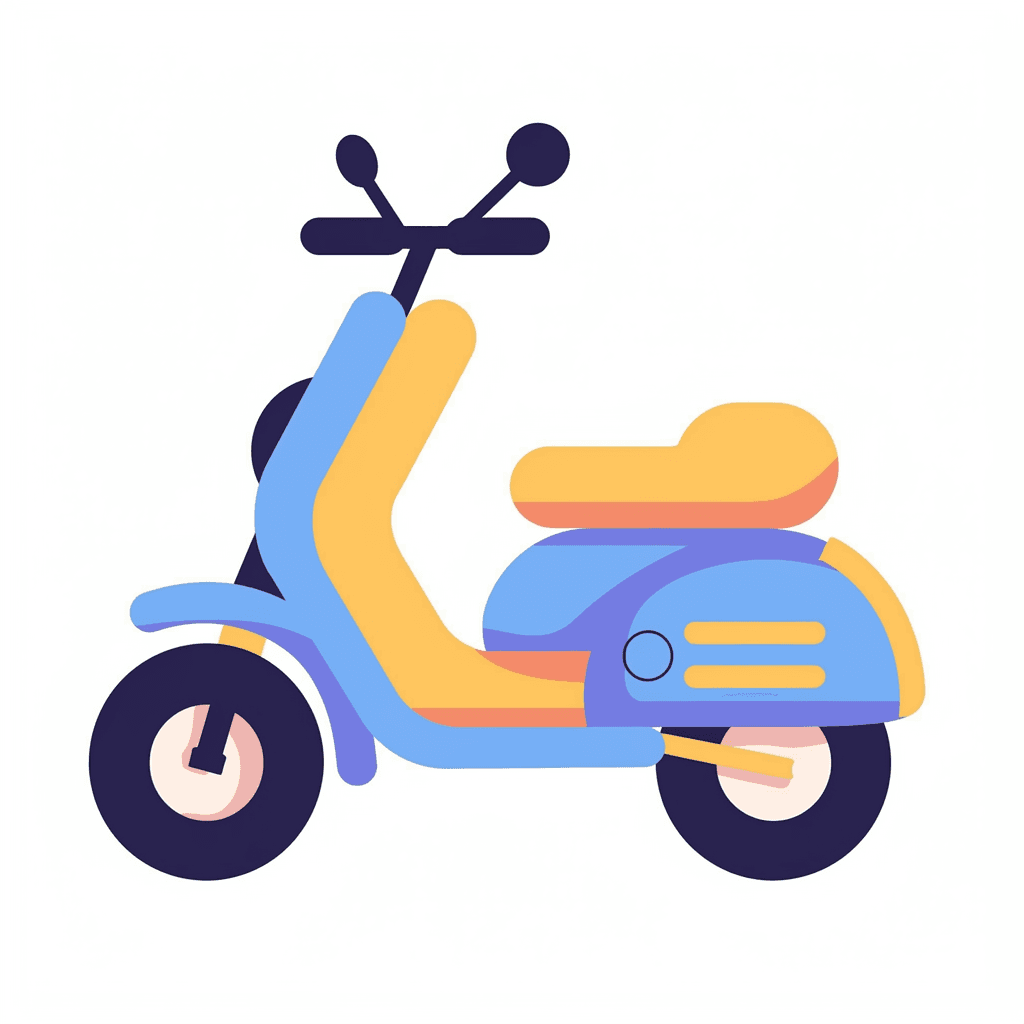 Scooter 001 original repeating artwork