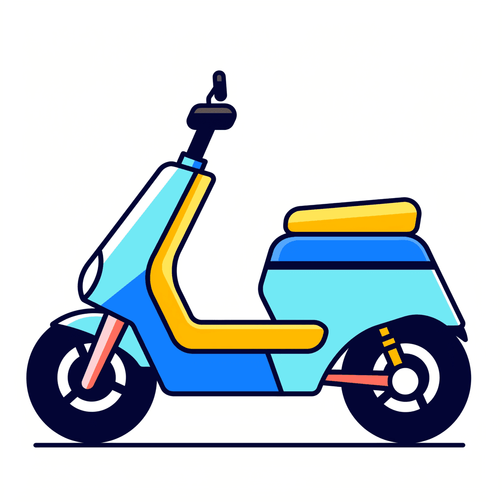 Scooter Show original repeating artwork