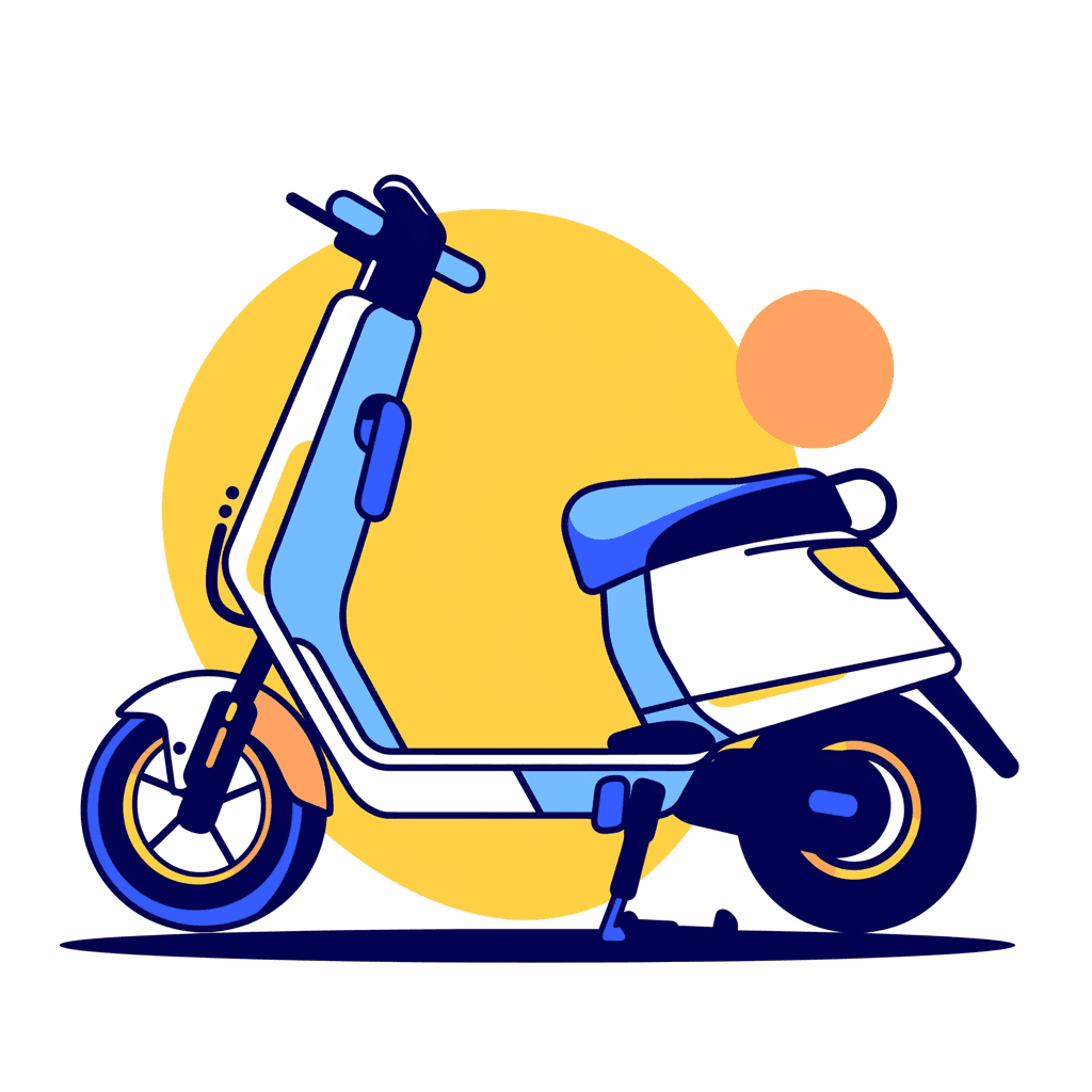 Scooter Crew original repeating artwork
