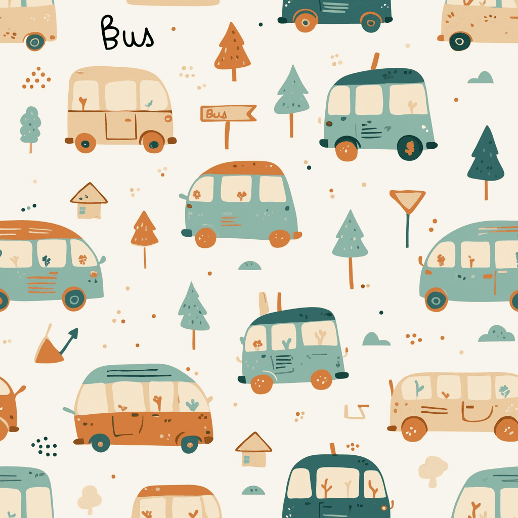 Car Harbor original repeating artwork