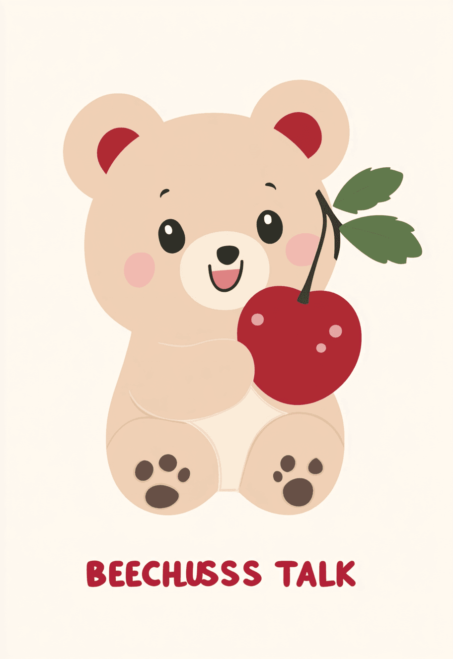 Bear Path original repeating artwork