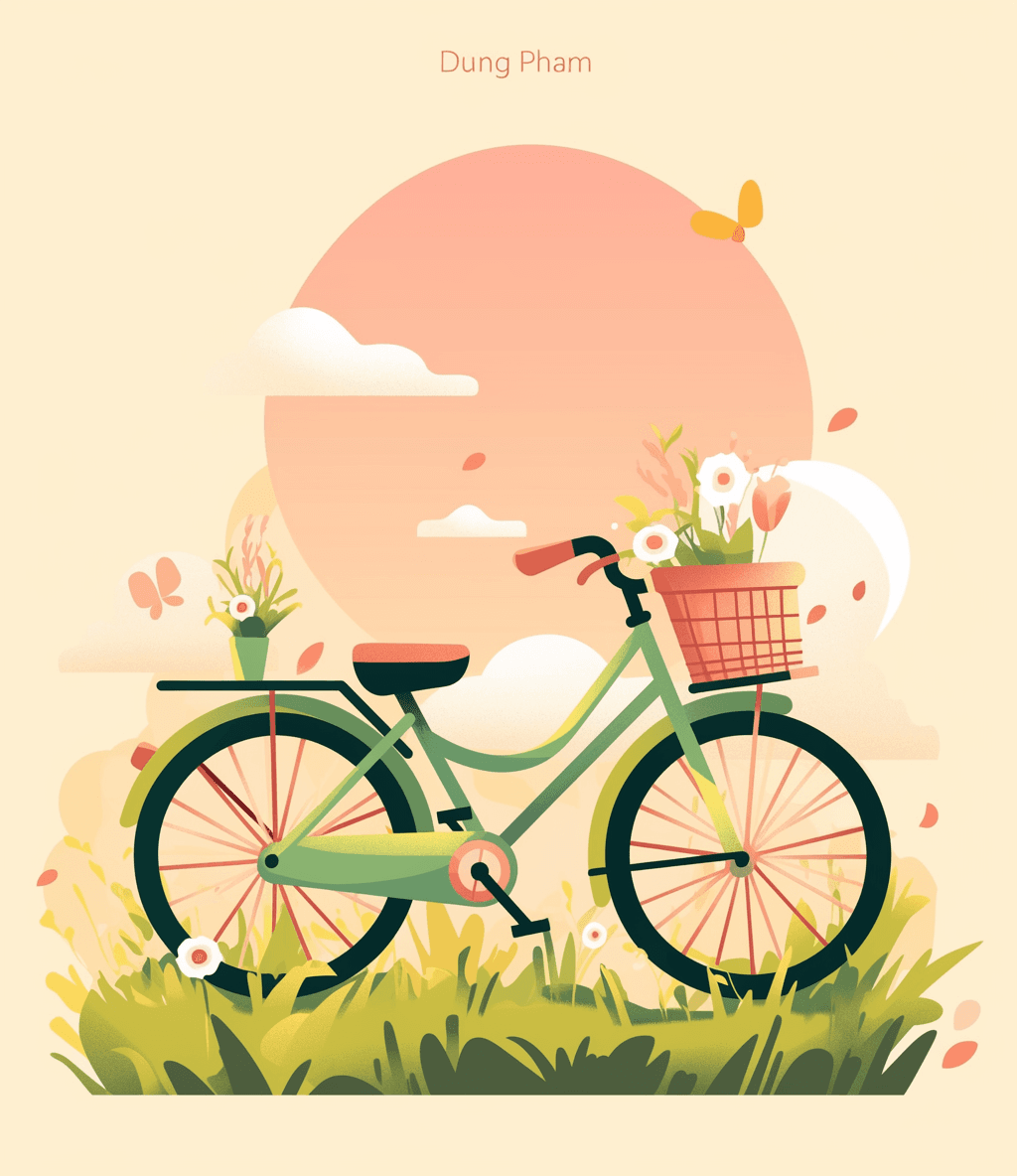 Bicycle Collective original repeating artwork