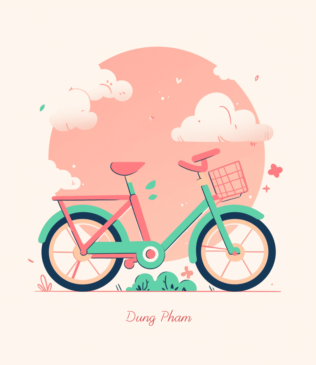 Bicycle 010 original repeating artwork