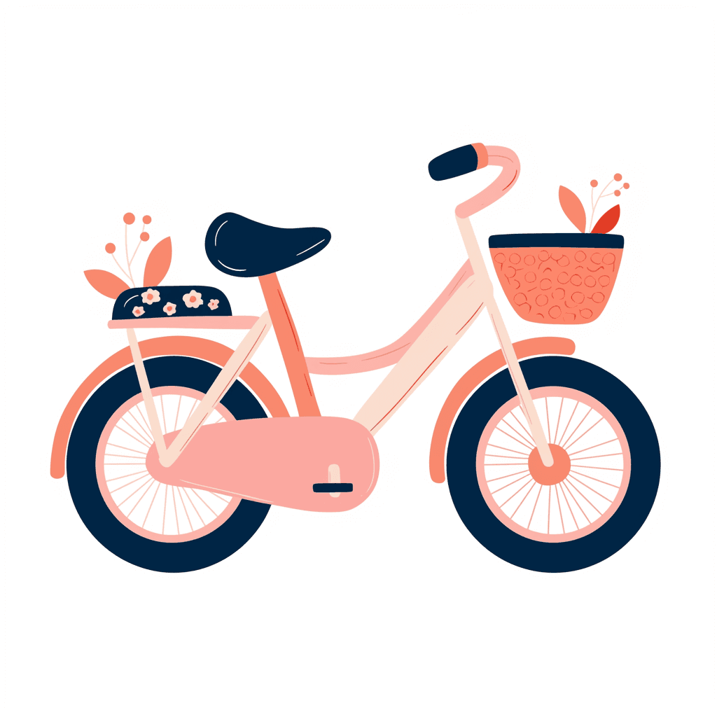 Bicycle Carnival original repeating artwork