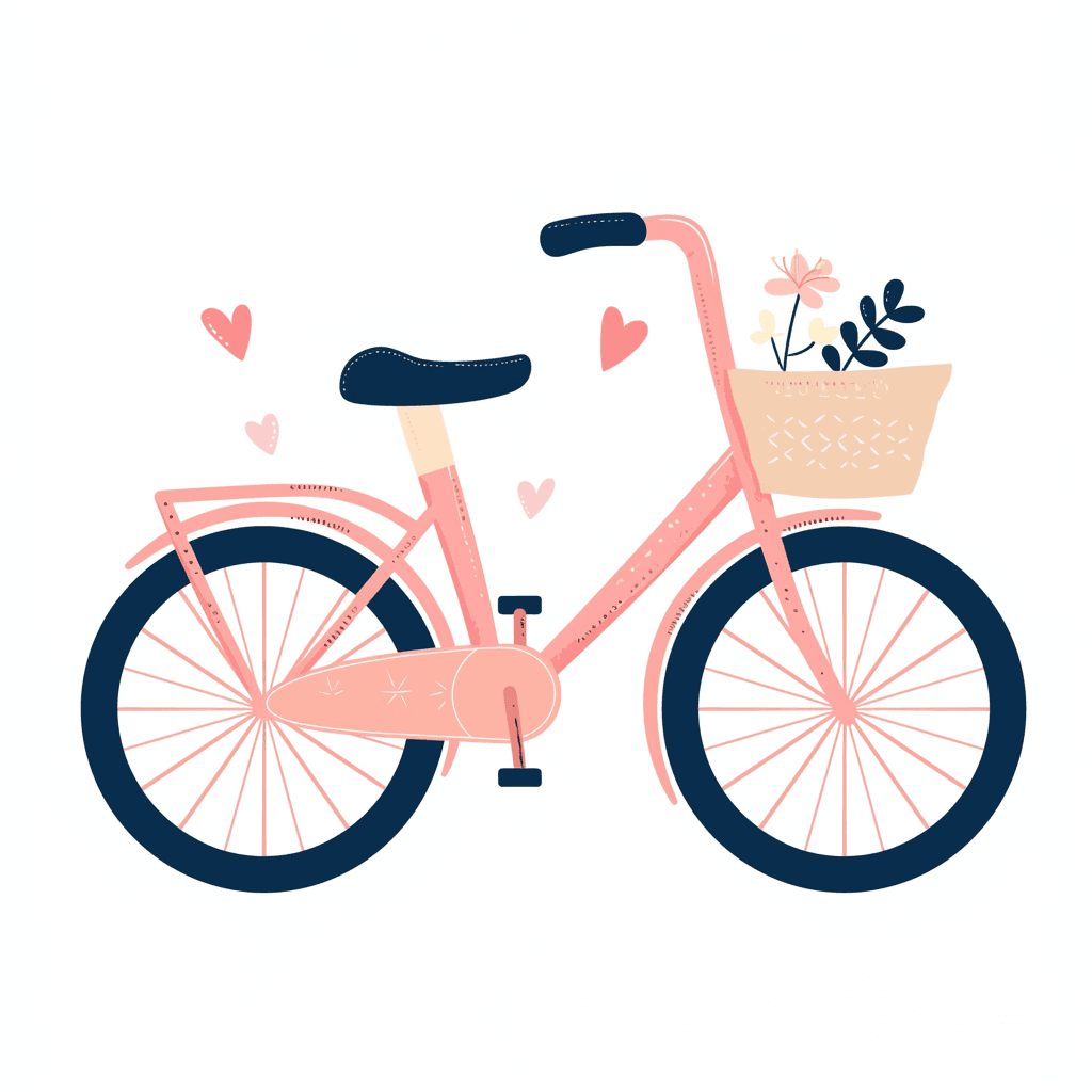 Bicycle 004 original repeating artwork
