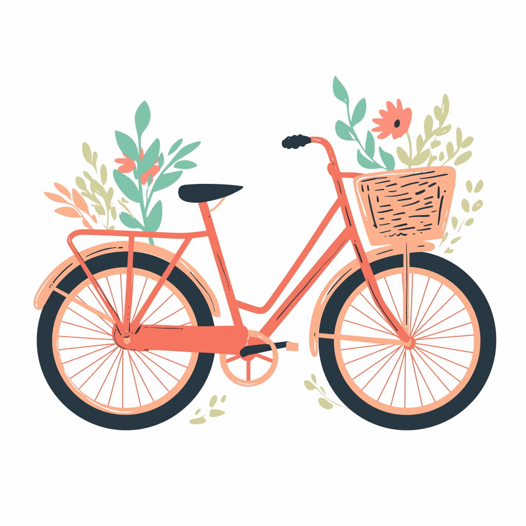 Bicycle 007 original repeating artwork