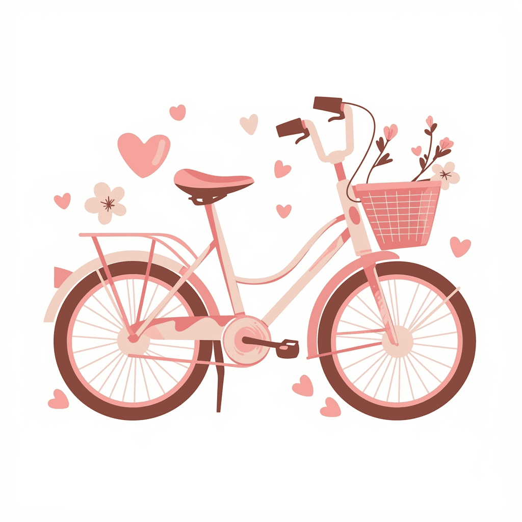 Bicycle Squad original repeating artwork